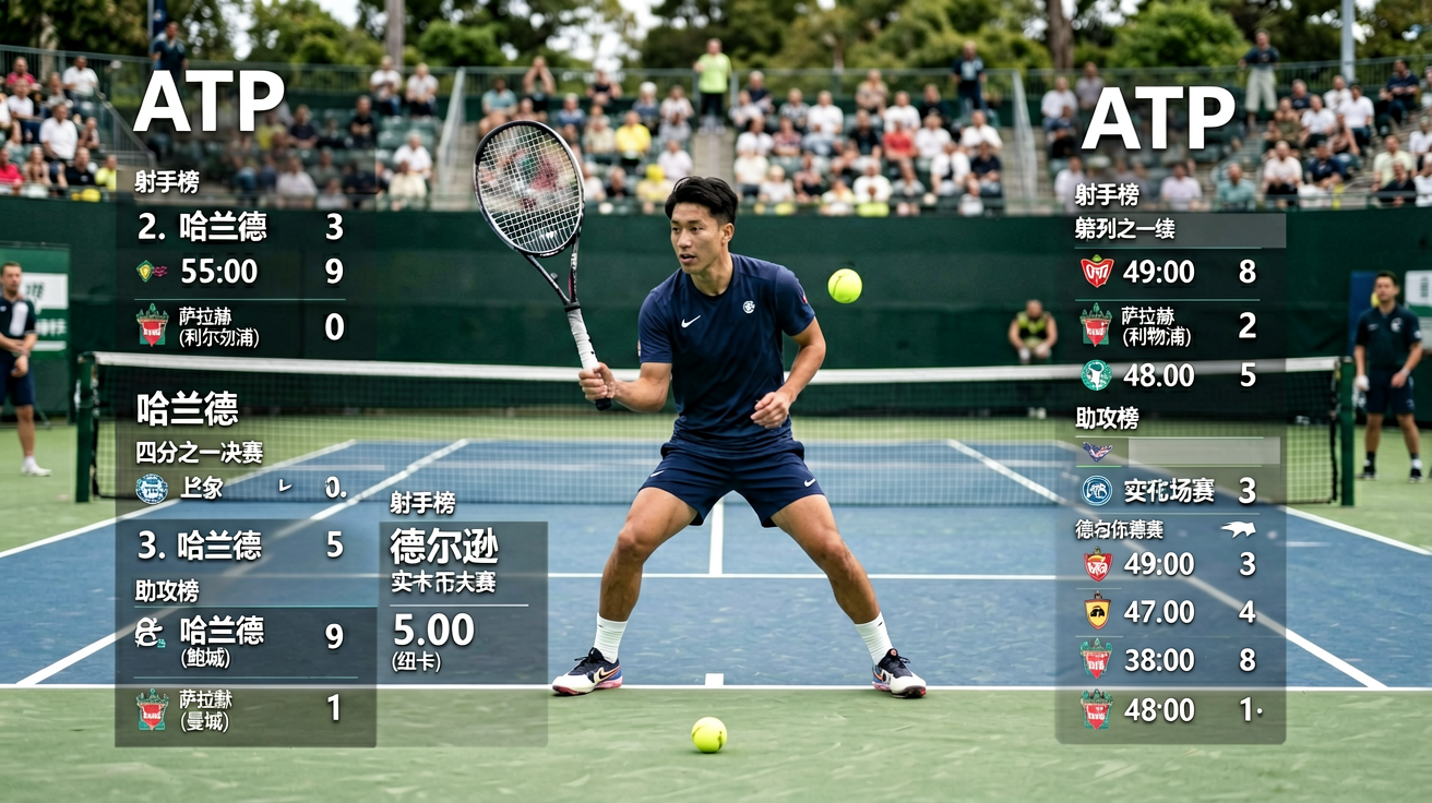 网球比赛 - ATP WTA赛事比分数据
